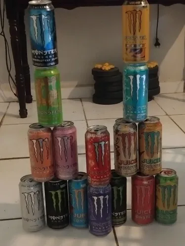 Coleção Monster Energy - 16 Latas Diferentes