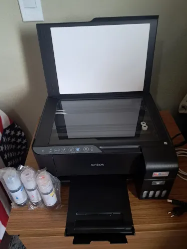 Impressora Epson Wi fi L3250 + 3 refis de tinta 