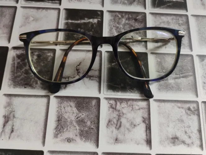 Armação Feminina Azul Marinho Estilo Moderno - Ótimo Estado
