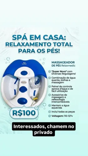 Massageador de pés 