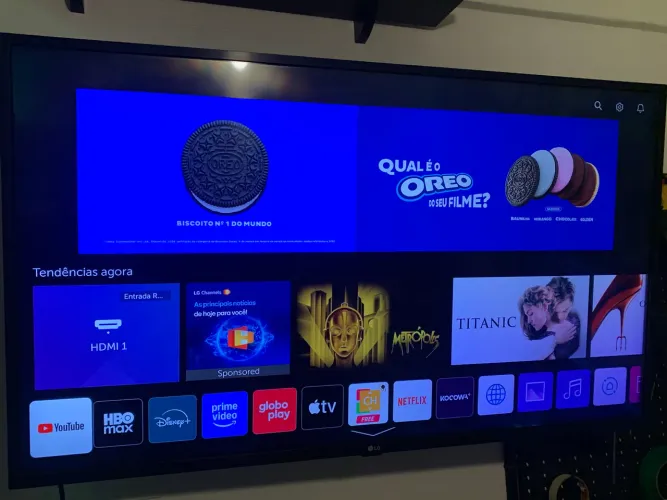 TV Smart LG 43 Polegadas sem suporte