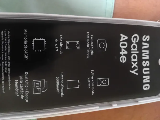 SAMSUNG Galaxy A04 R$ 420,00
