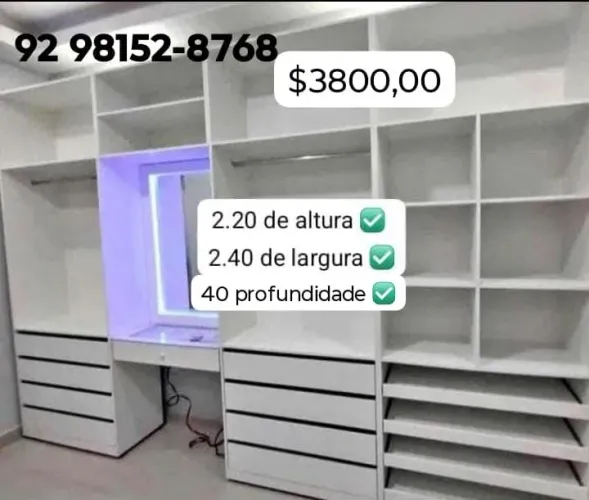 Closet Casal com penteadeira