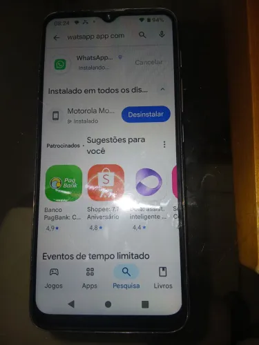 Celular montorola moto é