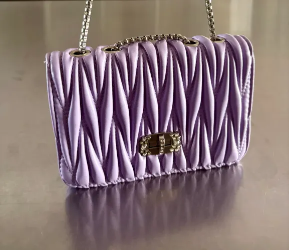 Bolsa social lilás 