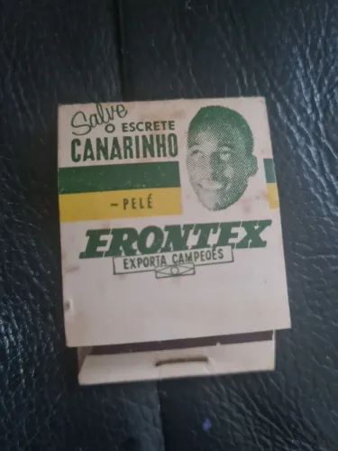 Caixinha fósforo do Pelé erontex 1962