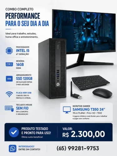 Computador Hp Elitedesk i5