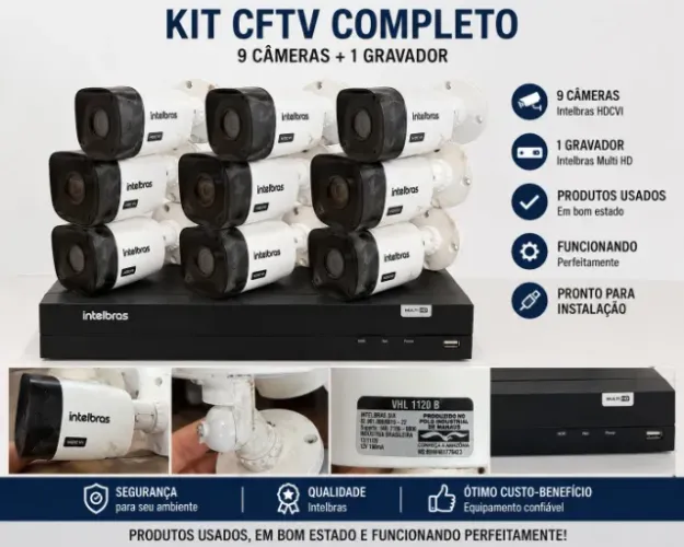 Câmeras de monitoramento - Usadas