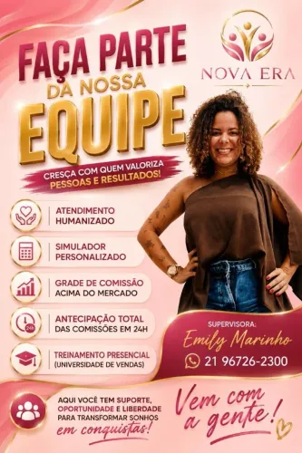 OPORTUNIDADE PARA QUEM JÁ TRABALHOU COM VENDAS!  