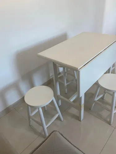 Mesa dobrável 4 lugares 