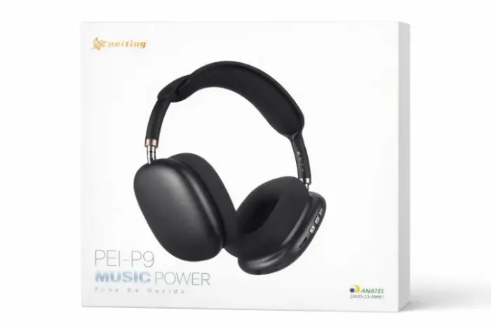 Fone de ouvido Bluetooth PEI-P9