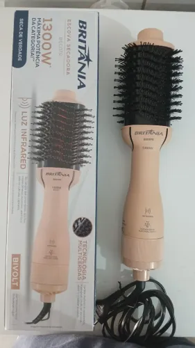 Escova Secadora Britânia Soft BEC07R 1300W Bivolt - Na Caixa / Nov