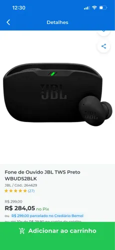 Fone JBL - NOVO