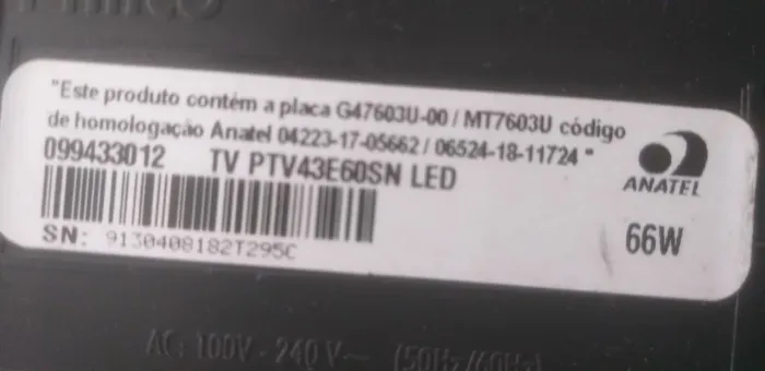 TV  Smart 43" Philco 