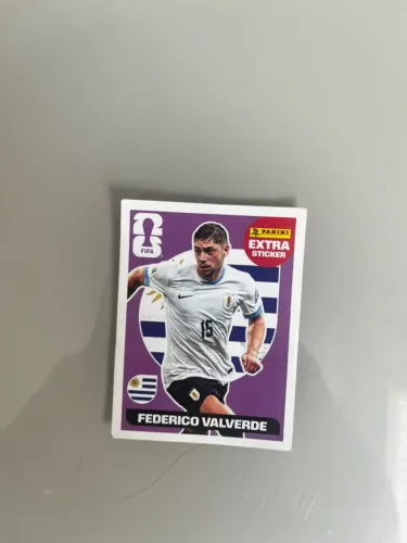 Figurinha Valverde Regular Panini Copa do Mundo 2026. SÓ VENDA!