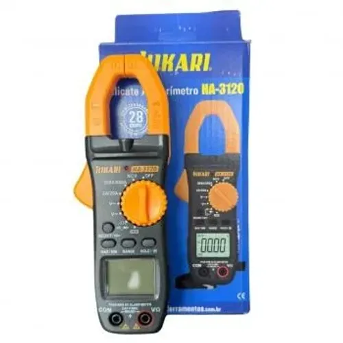 ALICATE AMPERÍMETRO DIGITAL HIKARI HA-3120 TRUE RMS