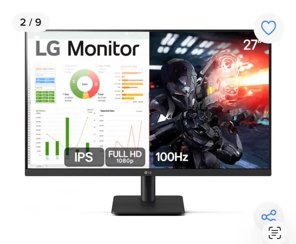 Monitor Gamer LG 27? 100hz Full HD