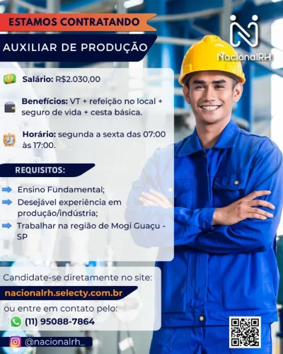 Auxiliar de Produção