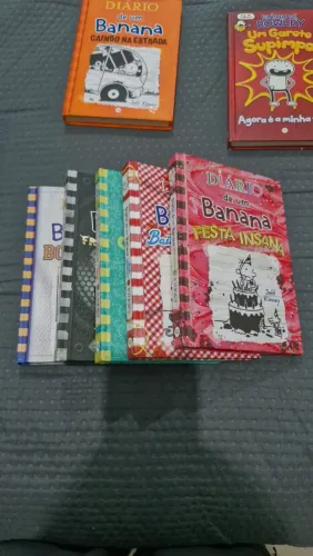 Coleção diario se banana 1 a 15 capa mole + 16 ao 20 capa dura+ Diario de Rowley