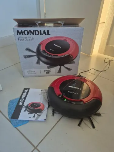 Aspirador robô com defeito
