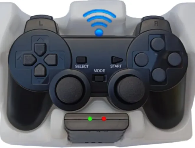 Controle novo sem Fio pra PS2 de ótima qualidade na Promoção!