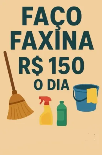 Faço faxina no ibura e região