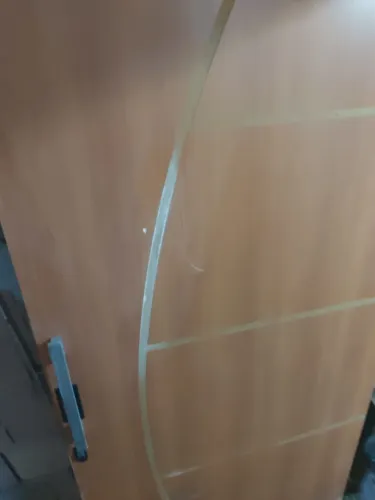 Porta de correr 80 cm completa com fechadura usada