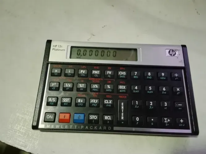 Calculadora Financeira 12c 130 Funções Platinum Hp