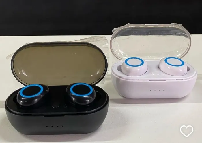 Fone bluetooth TWS Y50 - com sensor de pausar e rodar músicas 