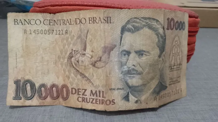 Cédula Antiga Dez Mil Cruzeiros