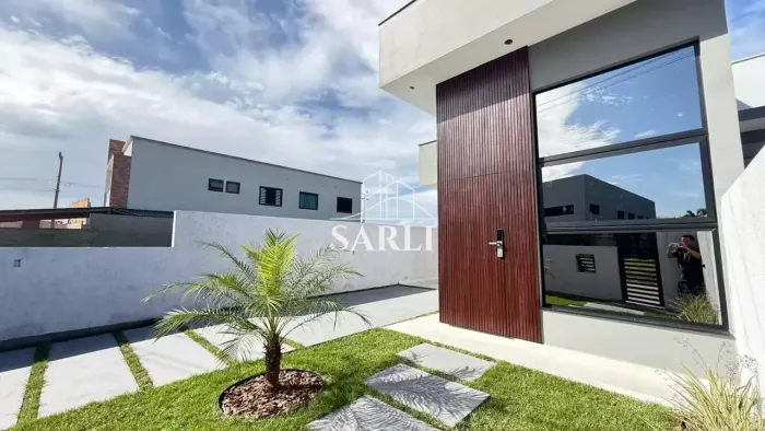 Casa Nova com 3 dormitórios à venda, 68 m² por R$ 535.000 - Guarda do Cubatão - Palhoça/SC