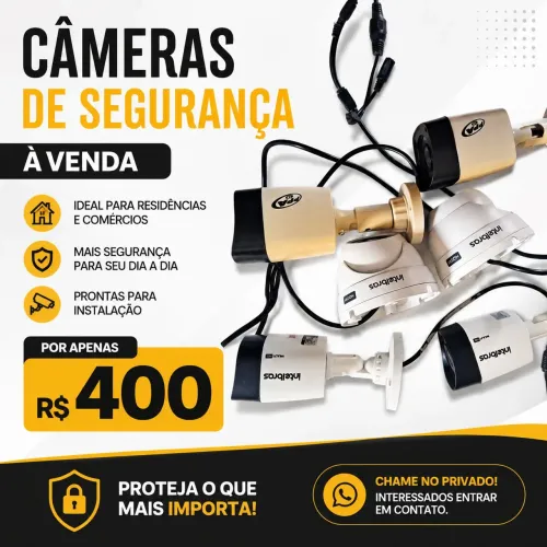 ? OPORTUNIDADE - KIT DE CÂMERAS DE SEGURANÇA À VENDA ?