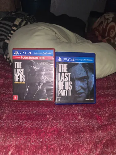 The last of us 1 + The last of us part 2 mídia física PS4