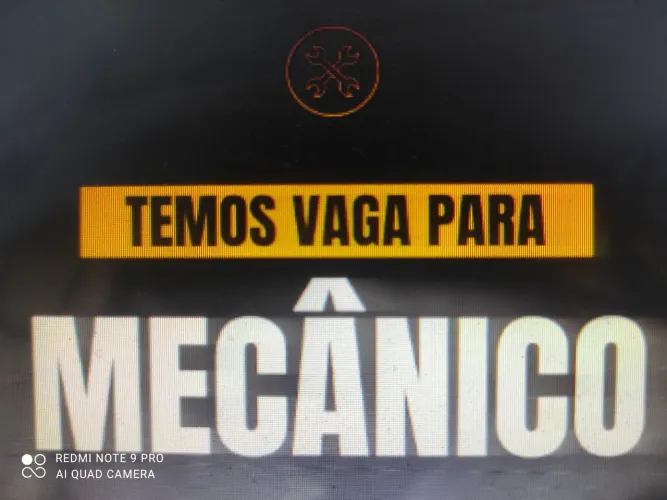 Vaga emprego mecânico eletricista 