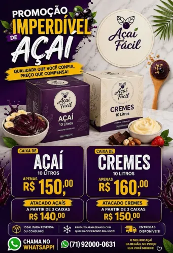Açai e Cremes
