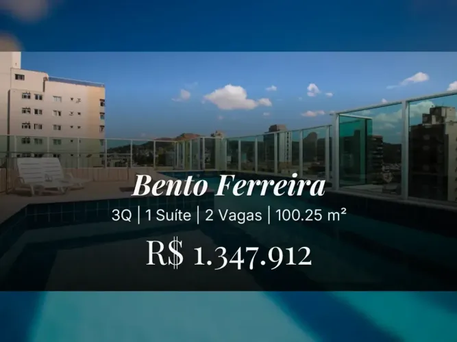 Apartamento Amplo e Elegante de 3 Quartos em Bento Ferreira