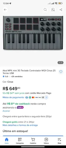 Teclado akai