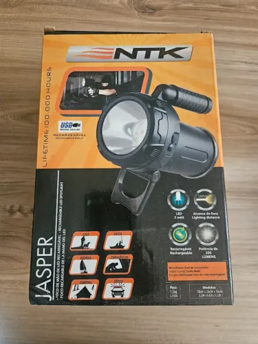 Lanterna de mão Recarregável Lampião Foco Siribi Led JASPER Nautika