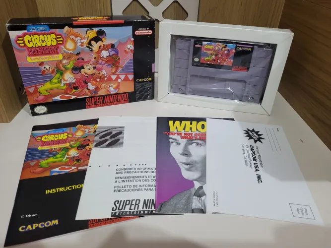 Mickey circus snes super nintendo