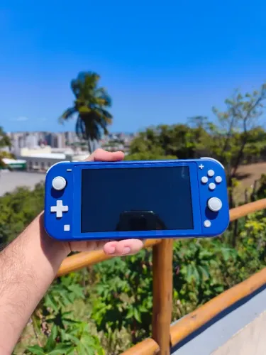 Nintendo Switch Lite Azul + Caixa + Carregador Original | Conservado