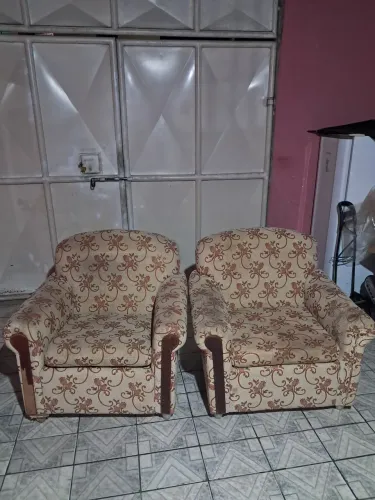 Poltronas acolchoadas para varanda