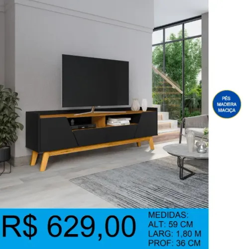 RACK PARA TV DE 70 POL. - MONTAGEM GRATUITA