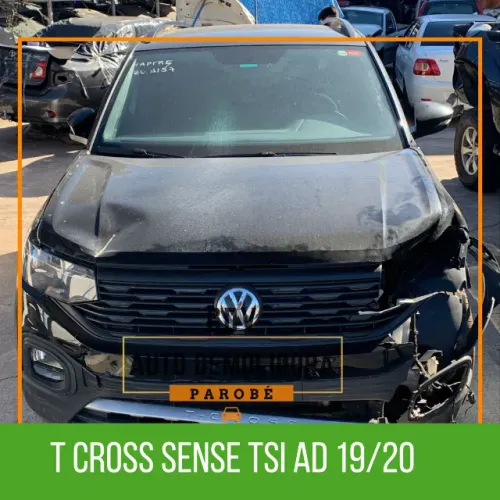Sucata Volkswagen T Cross SENSE TSI AD 20192020 Disponível para venda de peças