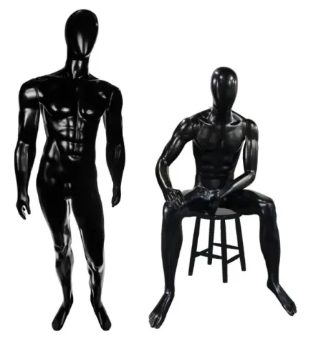 2 manequins masculinos