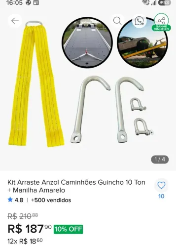 Patins e gancho de arrasto e Catarina 
