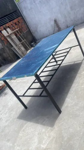 Mesa Industrial Tampão Inox de 1 Metro Largura