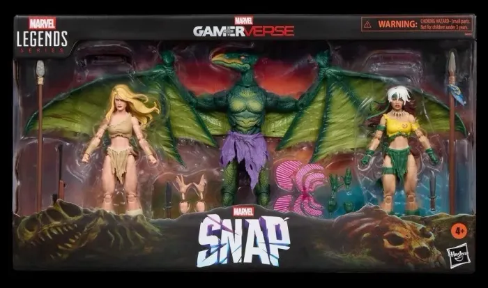 Marvel Legends - Snap - Terra Selvagem 3 pack - Shanna, Vampira e Sauron