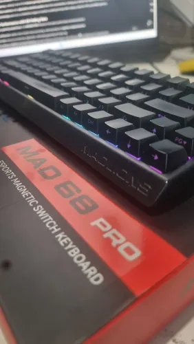 Teclado Mad68 Pro Magnético - O Mais Rápido do Mundo (0.1ms / 8K Polling / Alumínio)