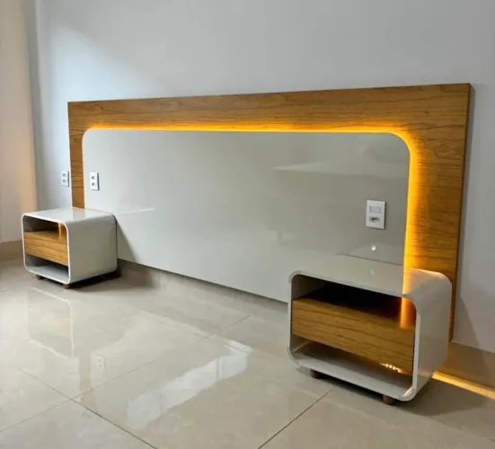 Cabeceira com led 