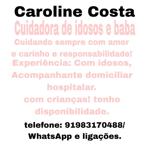 Uma oportunidade de trabalho